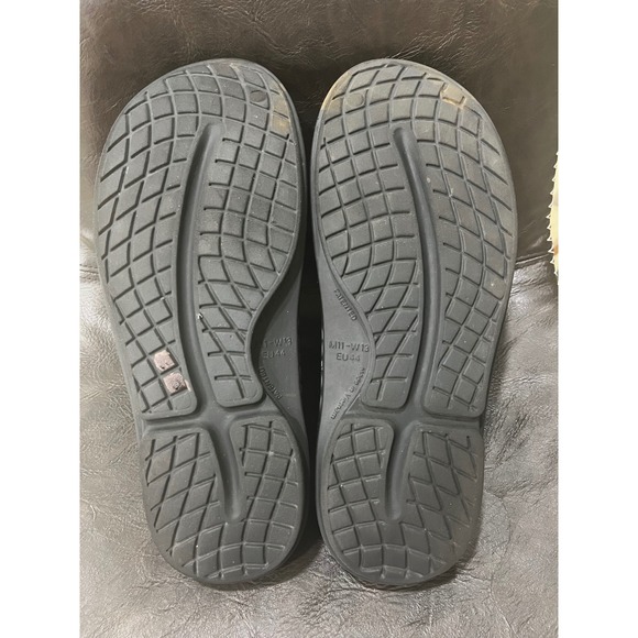OOFOS OOcloog Recovery Clogs Mens 11 Black Good Comfort Slip On Shoes - Picture 7 of 7